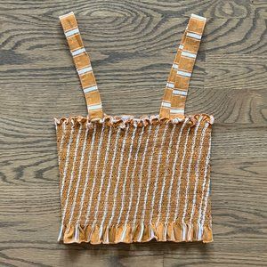 Me to We Elastic Strapped Cropped Top S